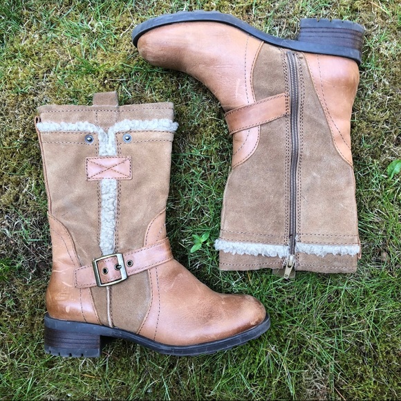 sketchers leather boots